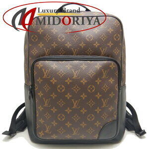 Louis Vuitton Monogram Macassar Brown Dean Backpack Noir Black